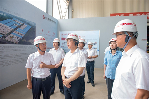 市委書記劉運來集團調(diào)研 集團董事長徐鵬強、總裁朱九洲陪同